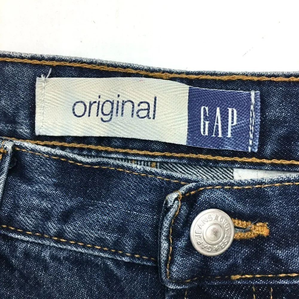 Gap Women's Jeans Original Fit Straight Leg Cotton Denim size 8 length 28